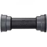 Shimano SM-BB71 MTB press fit bottom bracket for 104.5/107mm shells, durable bicycle components, installed in a mountain bike frame.
