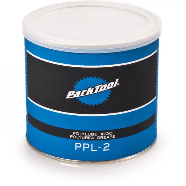 Park Tool PPL-2 Polylube 1000 bicycle grease for carbon and all components, suitable for workshop use, lubricates bike parts effectively.