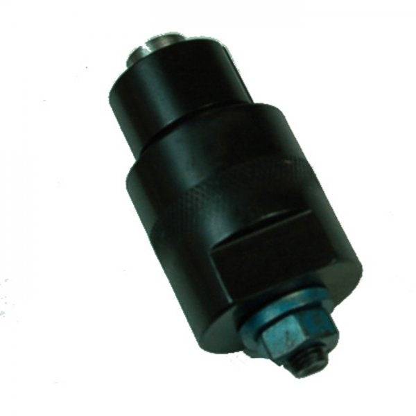 Wheels Manufacturing 609 sealed bearing extractor tool for precise bearing removal in workshop settings, shown in use.