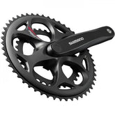 Shimano Tourney TY FC-A070 double chainset with 50/34T chainrings, 170mm crank arm, square taper for 7-8 speed bikes