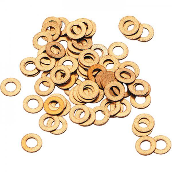 Bag of 1000 DT Swiss Proline wheel spoke washers for 14-15 gauge spokes, 1.8/2 mm size, for bicycle wheel assembly.