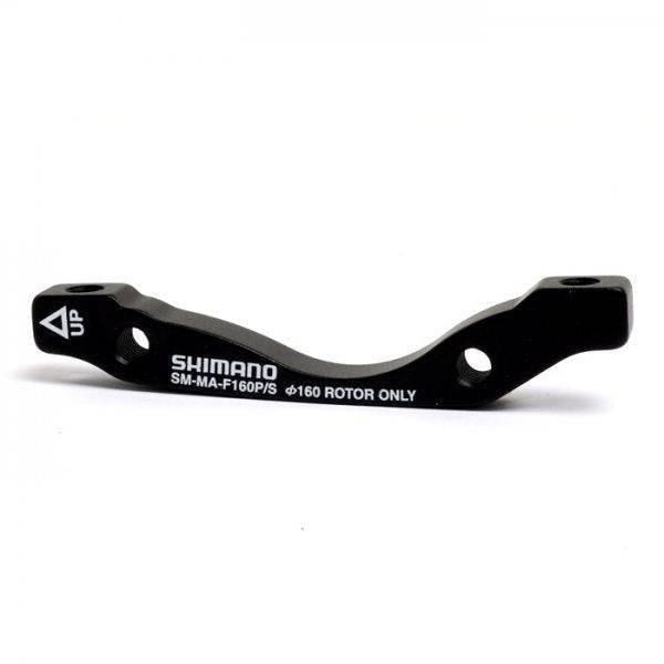 Shimano disc brake adapter for post mount caliper, I/Std fork, suitable for 160mm rotors, bike component.