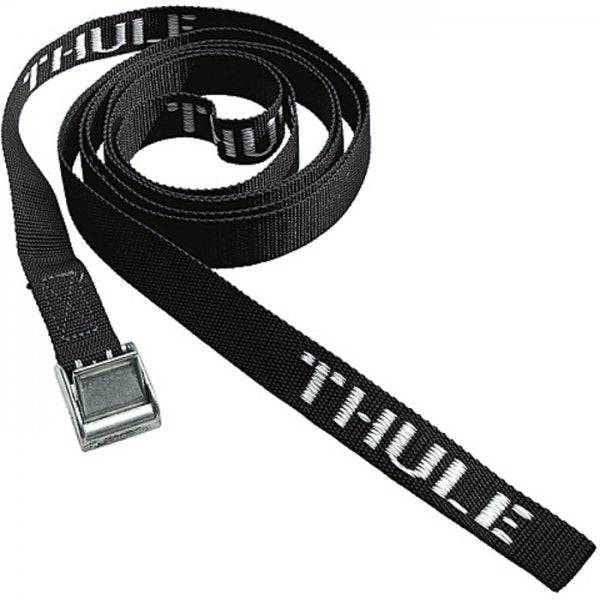 Thule 524 adjustable luggage strap with corrosion-resistant buckles, 2 x 275 cm, durable travel accessory for securing luggage.
