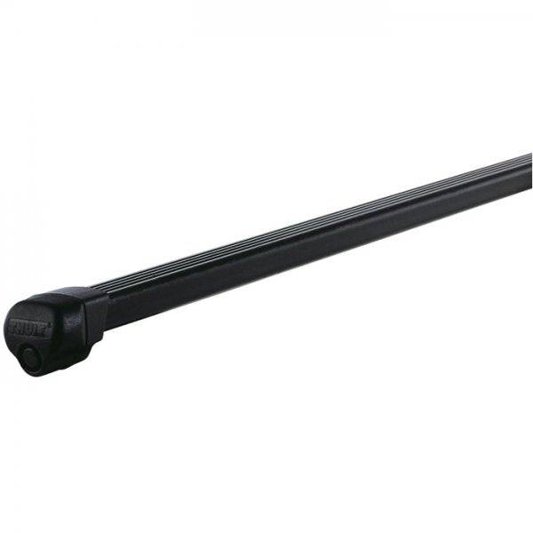 Thule 766 reinforced steel 200 cm square roof bars for vehicle transport systems, showcasing sturdy accessory design