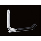 Thule 9771 wall hanger accessory with foldable hooks for all Thule rear-mounted car carriers, mounted on a wall.