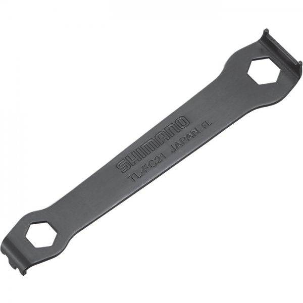 Shimano Workshop chainwheel peg spanner tool for removing chainring and crank caps from bicycles.