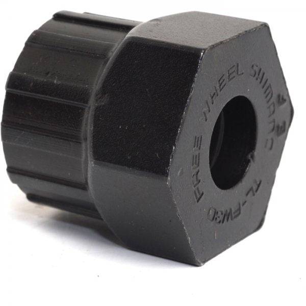Shimano Workshop freewheel remover tool for rear hub maintenance, used for removing and installing freewheels on bicycles.