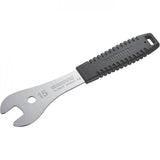 Shimano TL-HS35 15mm cone spanner for bike wheel maintenance, durable workshop tool for Shimano bicycles.