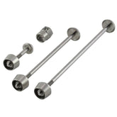 Pitlock 3Pc Security Skewer Set Front & Rear Wheel + Post