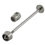 PITLOCK Front Wheel Security Lock with coded quick release skewer for bike security, displayed on a white background.