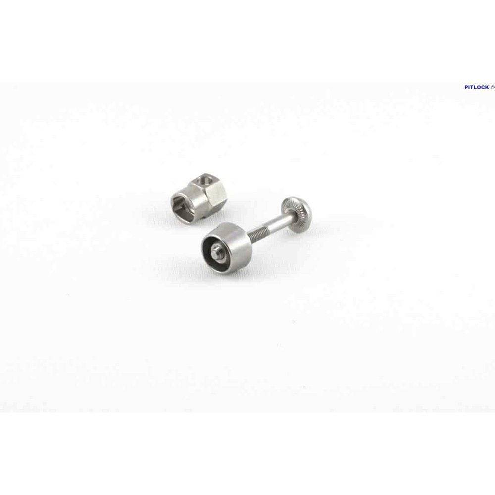 PITLOCK Pitlock Set 06 seat post bolt with 33mm width and unique security code, bicycle component for secure installation