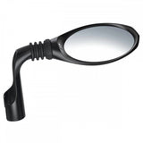 Blackburn Road Mirror with front reflector for cycling safety, mounted on a bike handlebar, showing reflective visibility features.