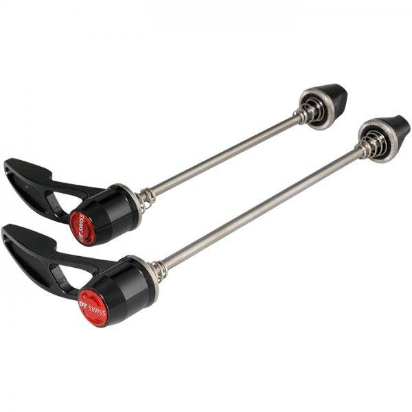 DT Swiss RWS Titanium road and MTB skewer with aluminum lever, 100x5mm, disc brake compatible, lightweight cycling component
