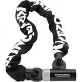 Kryptonite Kryptolok 995 integrated bike chain lock, 9.5mm gold-colored security lock with chain, for bike protection.