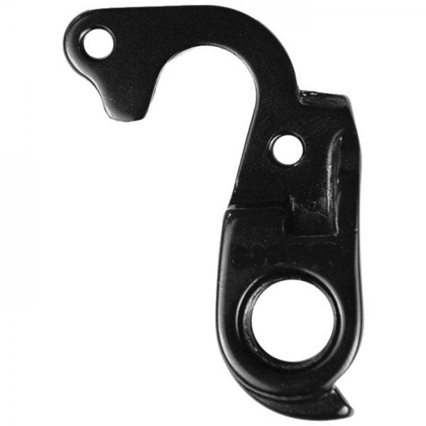 Wheels Manufacturing CNC machined derailleur hanger dropout, bike component, replaceable part for precise gear shifting.