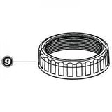 Park Tool 1581 gauge ring replacement for INF-1 pump, showing precise inflation measurement accessory in a close-up shot.