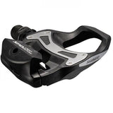 Shimano PD-R550 SPD-SL road bike pedals with resin composite body and included SM-SH11 cleats.