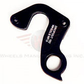 Wheels Manufacturing replaceable derailleur hanger dropout, CNC machined upgrade for bike components, shown in metallic finish.