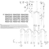 Rock Shox Coil/Shaft Assy 100Mm Tora/Recon Xc Series 10-11 32Mm Med Red Spares & Accesories