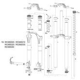 Rock Shox Coil Spring Boxxer Race/Rc/Team/R2C2 10-12 (35Mm) Xsoft Silver Spares & Accesories