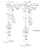 Rock Shox Air Valve Assy Monarch Plus (Inc. Valve Body/Valve/Valve Cap) Spares & Accesories