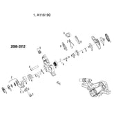 Avid Pad Adjuster Knob Kit Bb7 08-10 Spares & Accessories