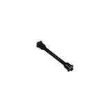 Cyclo Tools Q/R front axle M9x108mm for standard bike hubs, showing the metal axle with quick-release lever and installation details.