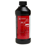 RockShox suspension oil bottle for smooth, responsive fork performance, 120ml container of high-quality bike components.