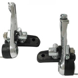 Shimano Altus cantilever brakes pair for mountain, cyclo-cross, and touring bikes, shown mounted on bike frame.