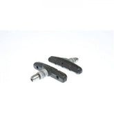 Shimano M70T3 M600 LX Deore Alivio threaded V-brake pad set for alloy rims, pair of brake pads for bike components.