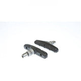 Shimano M70T3 M600 LX Deore Alivio V-brake pad set for alloy rims, pair of threaded brake pads for bicycle components.