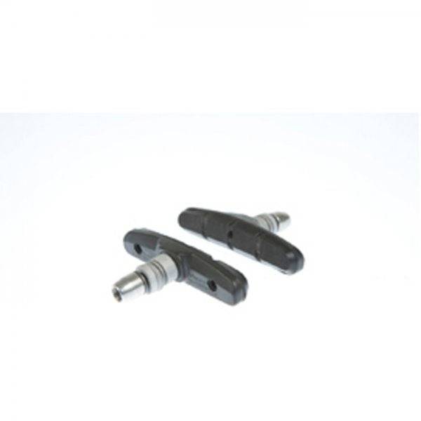 Shimano M70T3 M600 LX Deore Alivio V-brake pad set for alloy rims, pair of threaded brake pads for bike components.