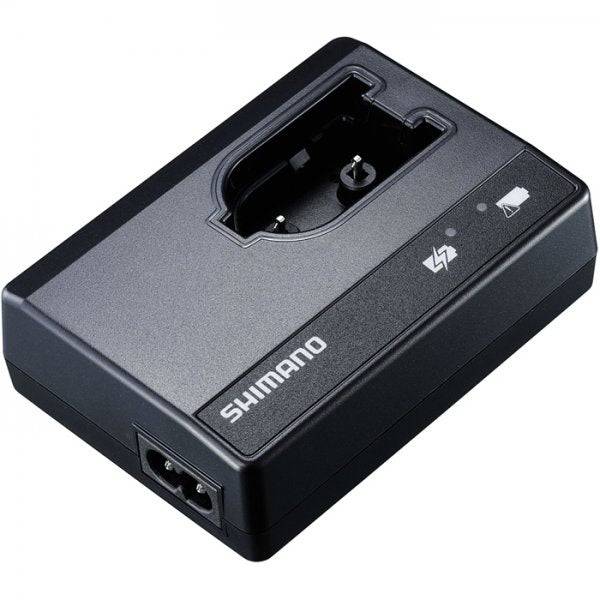 Shimano Di2 SM-BCR1 external battery charger for 7.4V Li-Ion Di2 bicycle component with no power lead attached.