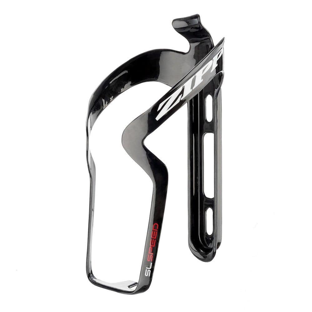 Zipp Carbon Fiber SL-Speed bottle cage for cycling, lightweight and aerodynamic hydration holder, designed for road bike accessories.