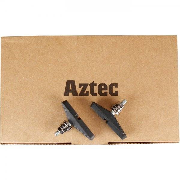 Aztec Control Block road bike caliper brake blocks with hex bolt adjustment, used for road bike braking components.