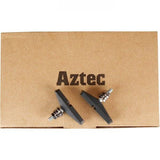 Aztec Control Block road bike caliper brake blocks with hex bolt adjustment, used for road bike braking components.