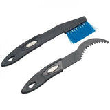 PRO Workshop Scrubber Set with brush and cassette scraper for bike cleaning and maintenance, featuring durable tools for bike care.