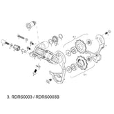 Sram Barrel Adjuster Kit For Rear Derailleur Red Spares & Accessories