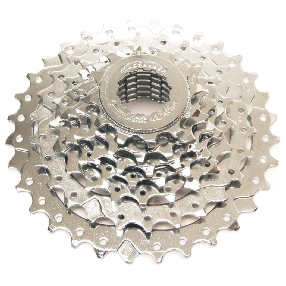 SRAM PG730 7-speed bike cassette with 12-32T gears, designed for smooth shifting and durable performance in bike components