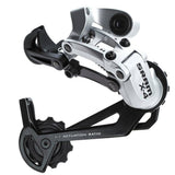 SRAM X4 long cage MTB rear derailleur with black finish, 7/8/9 speed, featuring Di.R.T. technology for reliable shifting.