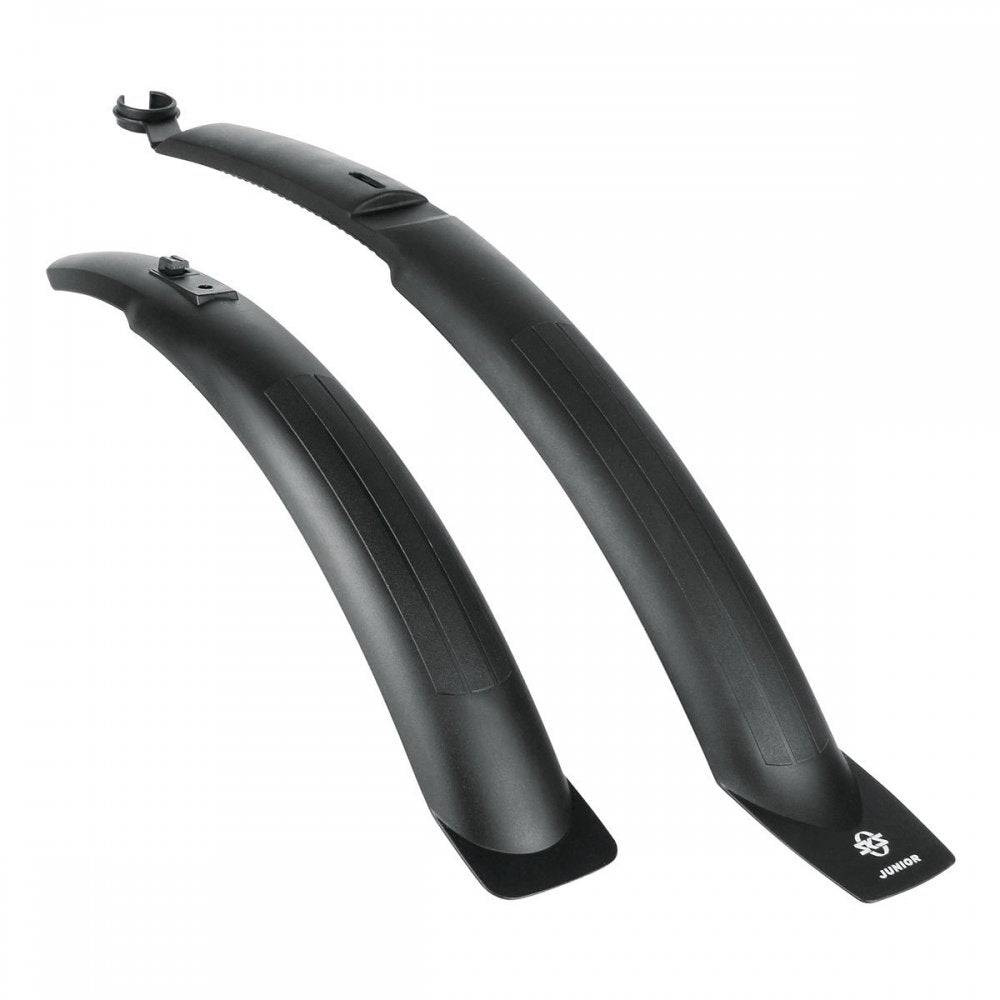 Durable SKS Hightrek Junior 20-inch mudguard set for kids' bikes, providing effective mud and water protection.