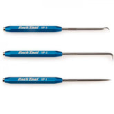Park Tool UP-SET utility pick set with replaceable picks, ideal for precision bike maintenance and workshop repair tasks.