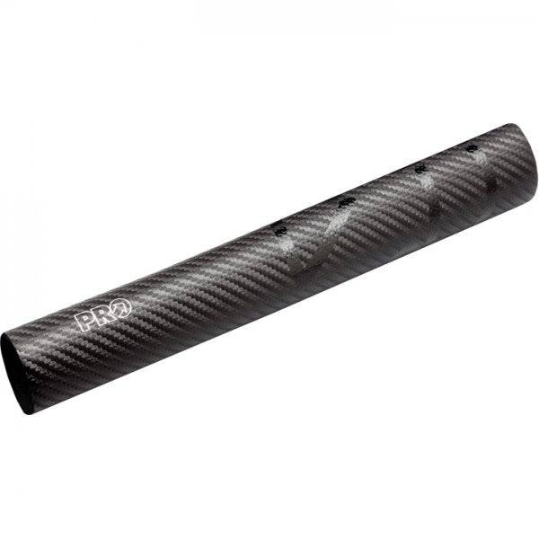 PRO Chainstay Protector XL in black, durable neoprene bike frame guard with velcro closure for protecting bike chainstay.