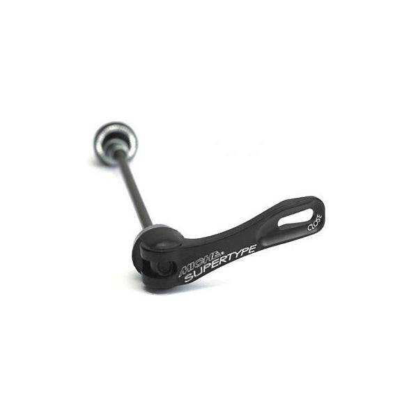 Miche Supertype quick release component for secure wheel attachment and easy handling on bicycles.