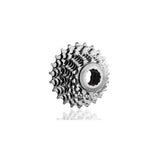 Miche 9X cassette for Miche/Bianchi freehub body, showing smooth-shifting bike gear component with metal sprockets.