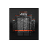 Clear gloss bike shield full oversize kit for durable bike frame protection, accessories, by Bike Shield.