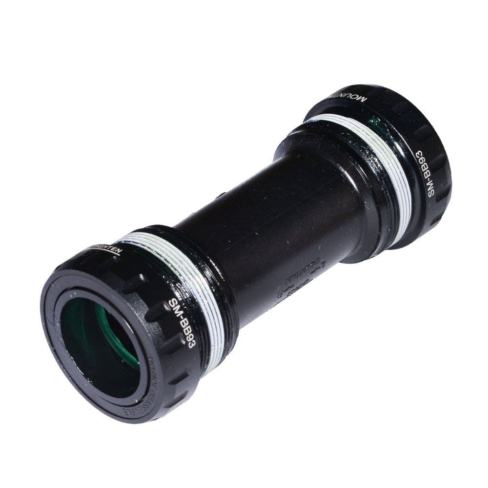 Shimano XTR BB-M980 HollowTech II bottom bracket with English thread, 68/73mm shell for mountain bike components.