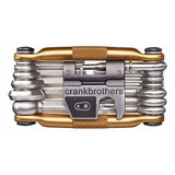 Crank Brothers Multi 19 bike tool with chain, hex wrenches, and compact design for bike repairs and maintenance.