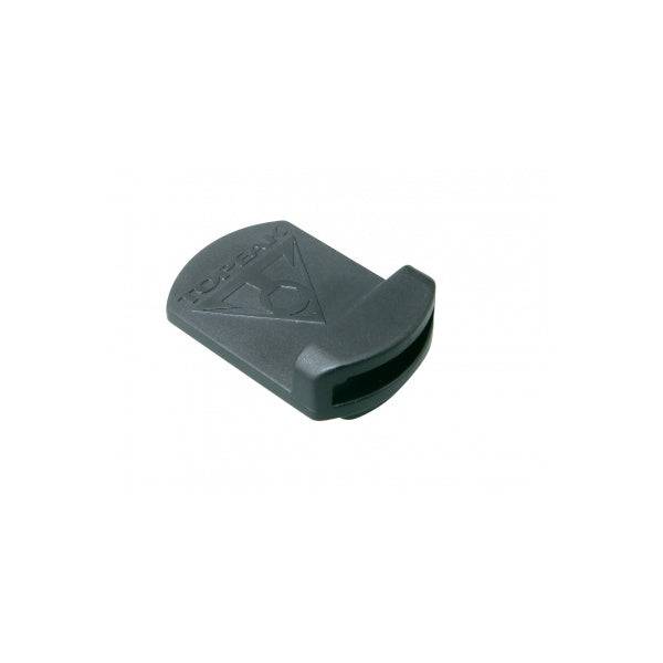 Topeak Redlite Fixer black rear light mount for bike racks, secure and durable bike accessories for rear lighting.