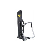Topeak Modula Cage II bike water bottle holder in silver and black, featuring a durable design for cycling accessories.